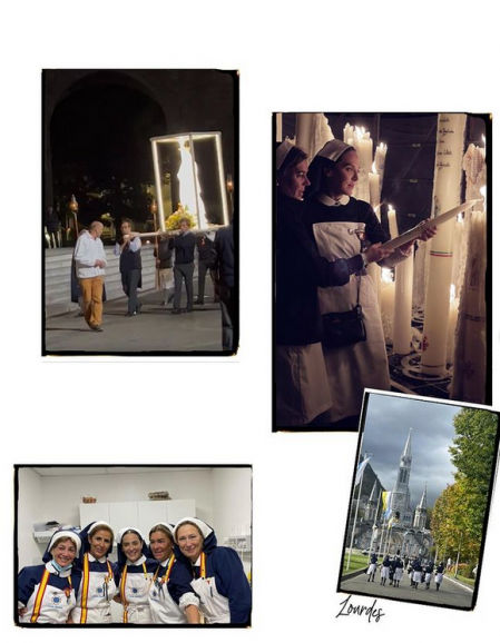 Tamara Falcó viaja al santuario de Lourdes