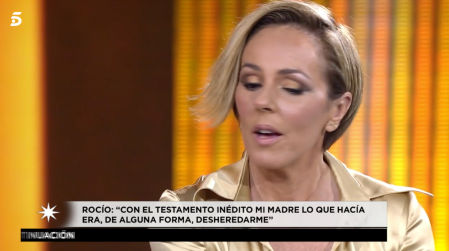 Rocío Carrasco narra la noche en la que se encontró a su madre fuera de la Yerbabuena con dos maletas