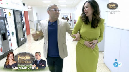 Patricia Donoso en los pasillos de Telecinco