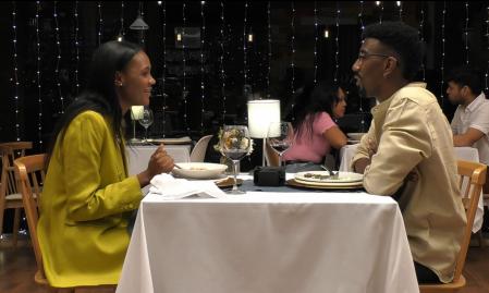 Gustavo y Raquel disfrutaron mucho con su cita.