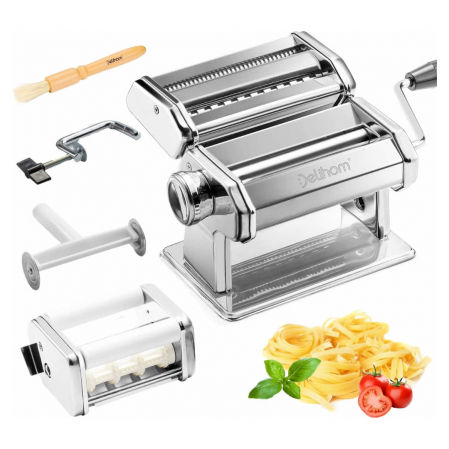 Delihom Máquina para Hacer Pasta Fresca Manual