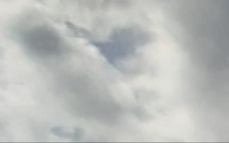 Solución al Reto visual, con la boca (abajo a la izquierda), los ojos arriba y la nariz en medio, en la parque izquierda de la foto.