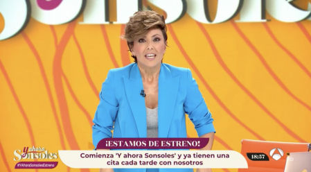 Sonsoles Ónega, muy feliz, ha debutado ya en su nuevo programa en Antena 3