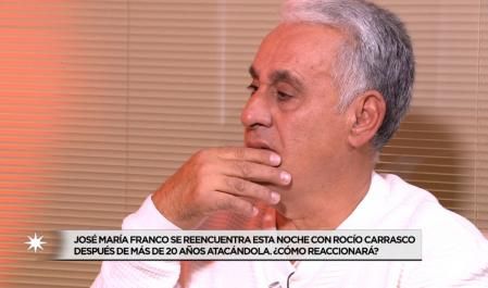 José María Franco llegaba a reconocer errores ante Rocío Carrasco.