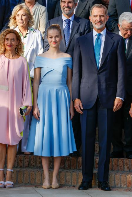 La princesa Leonor en la entrega de los Premios Princesa de Girona en julio