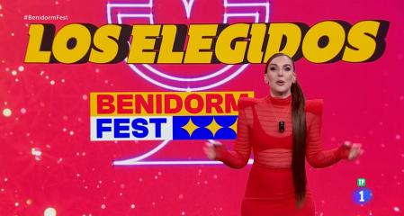 Inés Hernand se encargó de desvelar los 18 nombres de los participantes del Benidorm Fest 2023.