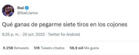 El comentario hacía referencia a otro de Ibai.