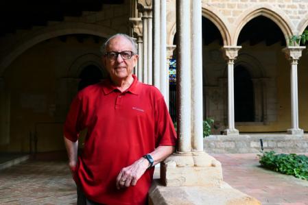 Enric Seguí, retratado en el monasterio de Pedralbes.