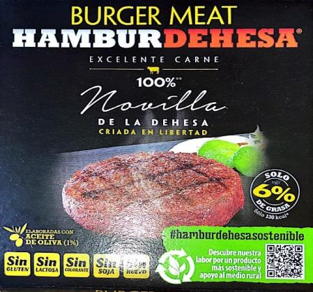 Hamburguesa retirada por contener Salmonella