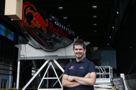 Nicolás Bailey, ingeniero aeronáutico del Alinghi Red Bull