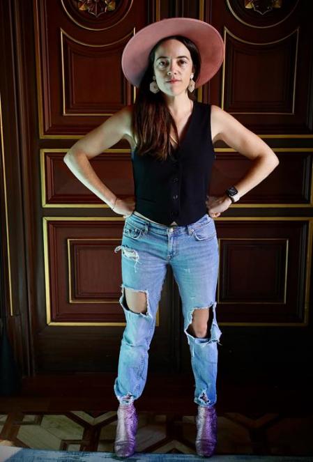 Regina Rodríguez Sirvent, en el hotel Cotton House de Barcelona