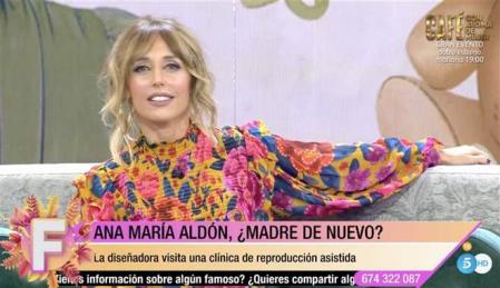 Emma García habla de su maternidad en 'Fiesta'