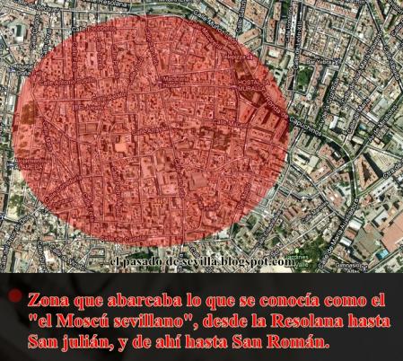 Imagen de la extensión del 'Moscú sevillano'.