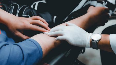 Una donación de sangre