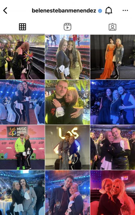 Así luce el perfil de Belén Esteban tras 'Los40 Music Awards'