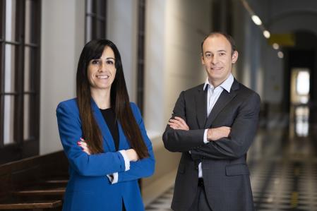 Patricia Villagrasa y Aleix Prat, consejera delegada y director científico de Reveal Genomics