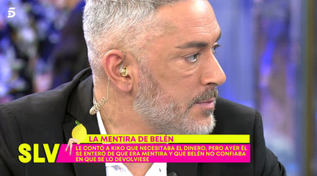 Kiko ha estado muy incómodo mientras se trataba el tema.