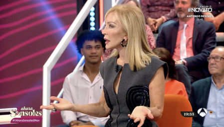 Carmen Lomana se queja a Sonsoles Ónega de apenas haber hablado en el programa
