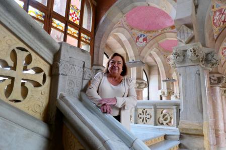 Carmen Zaldívar Sancho, en el Hospital de Sant Pau.