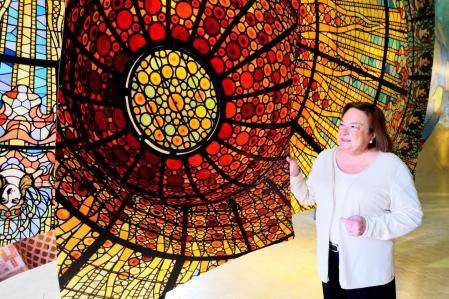 Carmen Zaldívar Sancho, en el Hospital de Sant Pau.