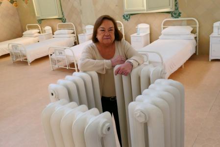 Carmen Zaldívar Sancho, en el Hospital de Sant Pau.