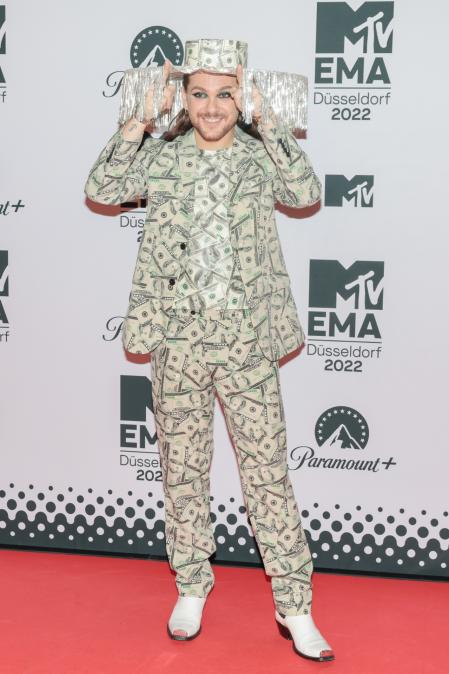 Riccardo Simonetti at photocall for MTV European Music (EMA) Awards in Düsseldorf on Sunday 13 November 2022.