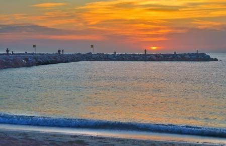 Amanecer en Fuengirola.