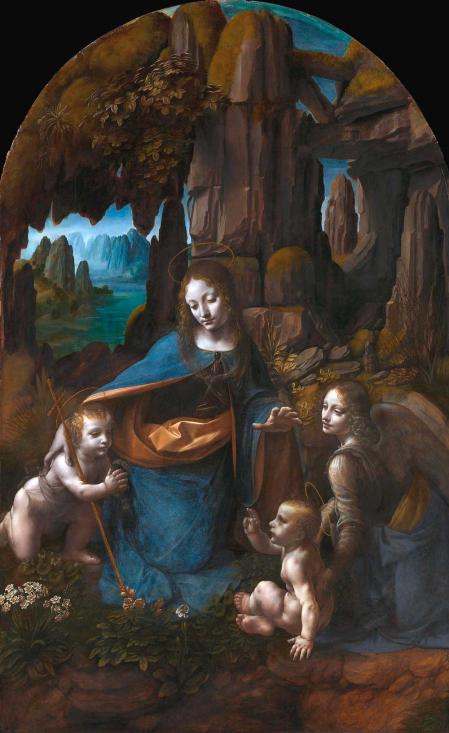 ‘La Virgen de las Rocas’, Leonardo da Vinci, en la versión de la National Gallery de Londres.