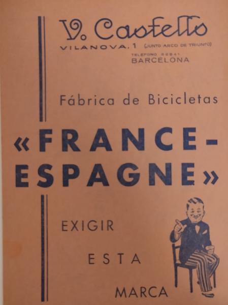 Catálogo France-Espagne de 1947.