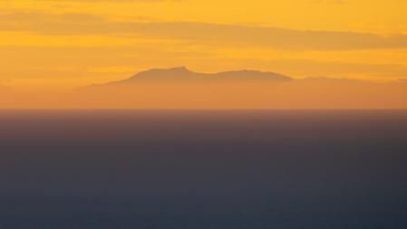 Mallorca desde el Observatorio Fabra de Barcelona.