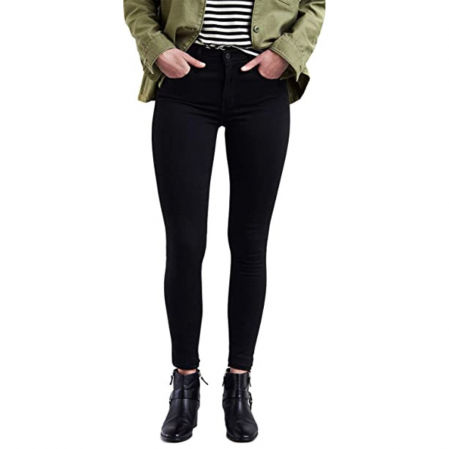 Levi's 720 Hirise Super Skinny Black Celestial Jeans para Mujer