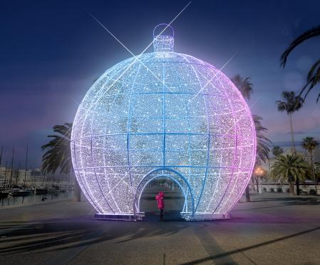 La gran bola de Navidad