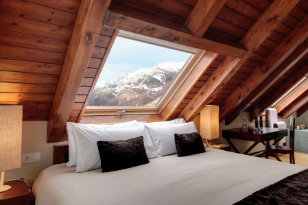 Hotel La Pleta 5* posee vistas maravillosas a las montañas de la  Val d'Aran