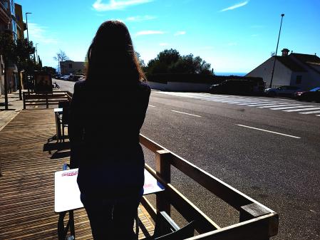 Una mujer víctima de una agresión sexual este año