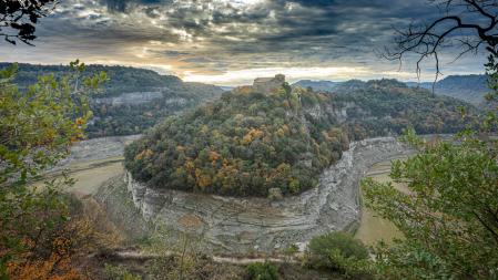 Extrema sequía en el meandro del Ter.