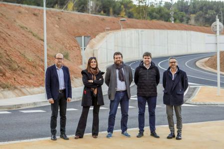 El secretario de Movilidad durante su visita al nuevo acceso