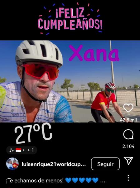 Captura del vídeo de Luis Enrique