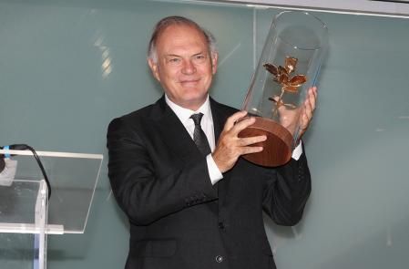Journalist Pedro Piqueras at photocall for Internacional Periodismo awards in Madrid on Thursday, 22 September 2022.
