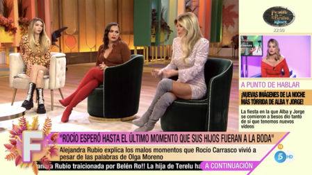 Alejandra Prat, Amor Romeira y Makoke, sobre Rocío Carrasco y Olga Moreno