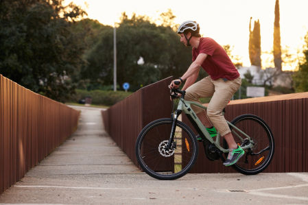 La CrossCore es muy fácil de dominar, incluso a bajas velocidades.