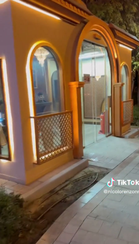 La parada de autobús