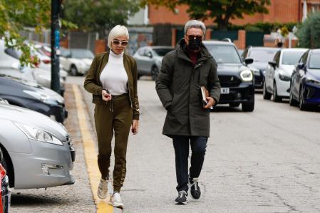 Jose Ortega Cano and Ana Maria Aldon in Madrid on 08 Nov 2022