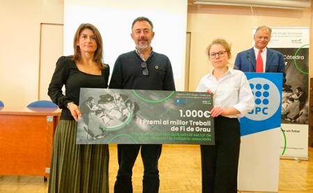 Entrega del premio al trabajo fin de máster   .