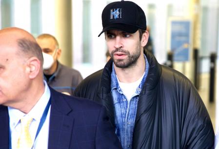 Gerard Piqué llegando al juzgado de Barcelona para ratificar el acuerdo con Shakira