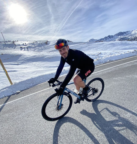 Un sol de invierno nos acompañó durante toda la ruta.