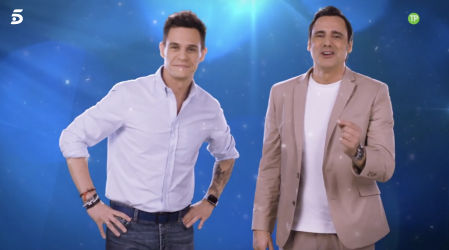 Christian Gálvez e Ion Aramendi estrenan '25 palabras' y 'Reacción en cadena' en Telecinco