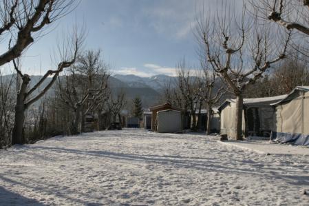 Parcela para acampar en el camping La Cerdanya EcoResort de Prullans