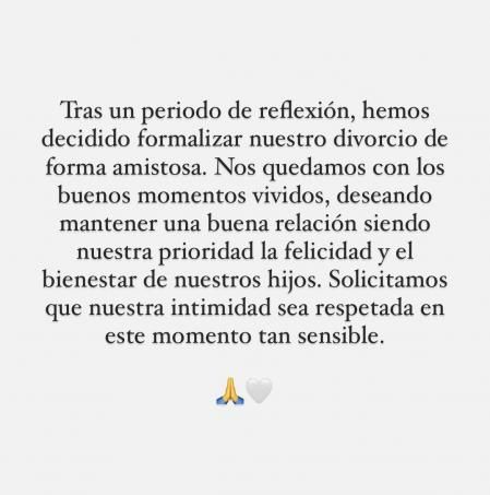 El comunicado de Jessica Bueno