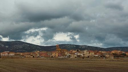 Vista del pueblo de Daroca.