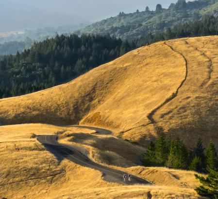 El atardecer en Seven Sisters deja postales como esta.